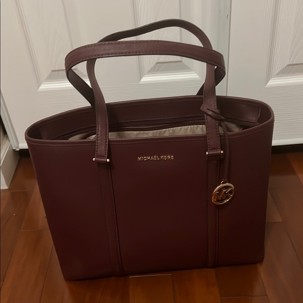 Michael Kors Red Tote Bag